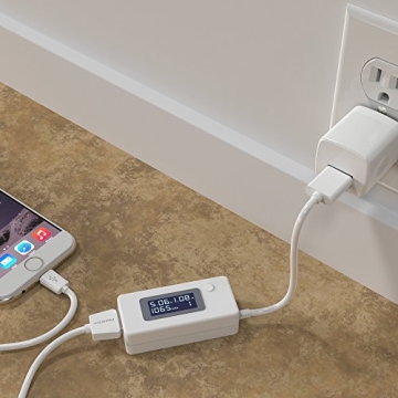 PowerJive USB Voltage Amps Power Meter Tester for Accurate Testing