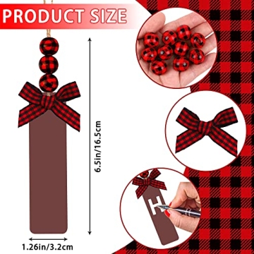 XIMISHOP Personalized Christmas Stockings - 6 Pack