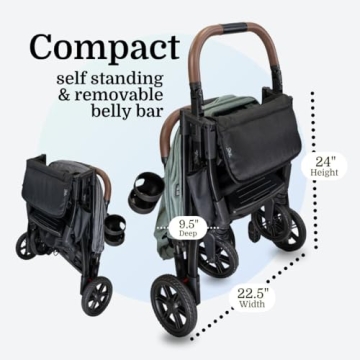 Strolee Lightweight Travel Stroller - Convenient & Compact