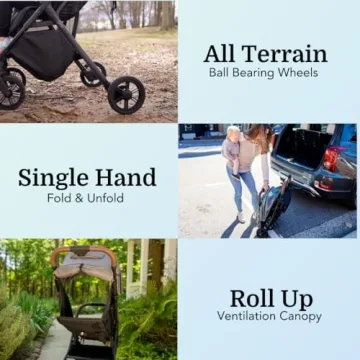 Strolee Lightweight Travel Stroller - Convenient & Compact