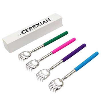 CERRXIAN 4-Pack Extendable Bear Claw Back Scratcher