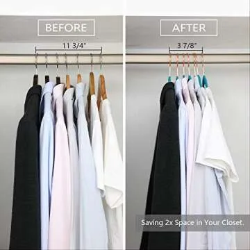 MIZGI Premium Velvet Hangers (50 Pack) Heavy Duty - Non Slip Felt Suit Hangers Teal/Turquoise - Rose Gold Hooks,Space Saving Clothes Hangers