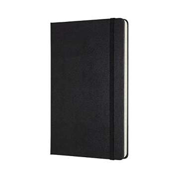 Moleskine PRO Notebook, Hard Cover, Large (5" x 8.25") Professional Project Planning, Black, 240 Pag...