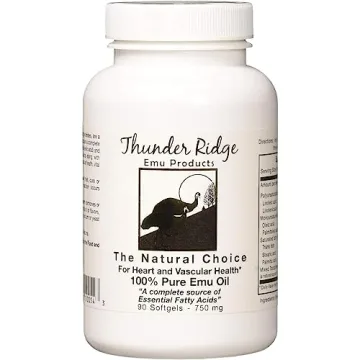 Pure Emu Oil Softgels for Heart and Skin Health