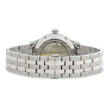 Seiko SRPB41 Automatic Watch - Elegant Blue Dial & Stainless Steel Bracelet