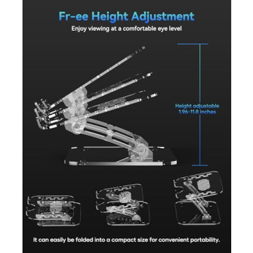 Lpoake Adjustable Ergonomic Laptop Stand for All Devices