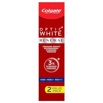 Colgate Optic White Renewal Whitening Toothpaste - 3% Hydrogen Peroxide