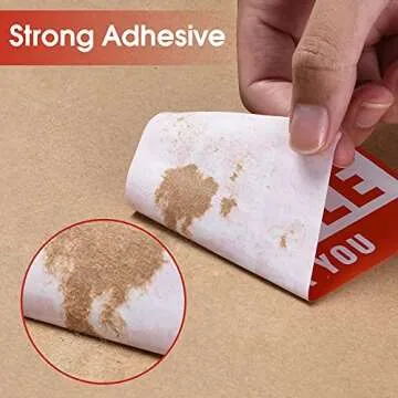 Pacific Mailer Durable Fragile Stickers 2000 count Bulk