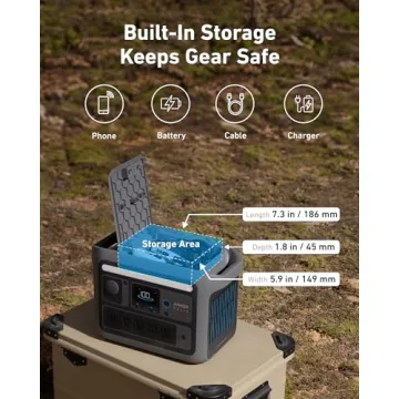 Anker SOLIX C800 Solar Generator - 1200W Portable Power Station