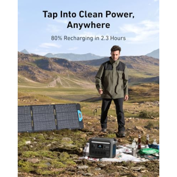 Anker SOLIX C800 Solar Generator - 1200W Portable Power Station