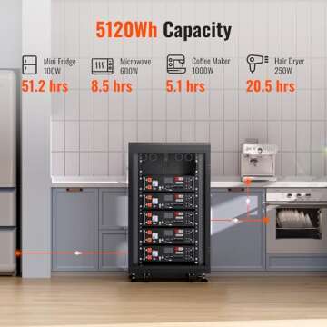 RICH SOLAR 51.2V 100Ah Lithium Battery for Safe Power