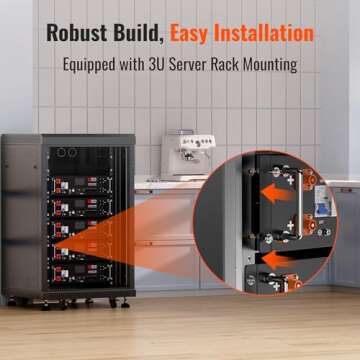 RICH SOLAR 51.2V 100Ah Lithium Battery for Safe Power