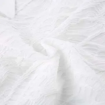 Elegant Lace Ruffle Crop Top for Summer Style