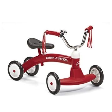 Radio Flyer Scoot-About, Toddler Ride On Toy, Kids Ride On Toy for Ages 1-3, 23.5" Large x 14.5" W x...