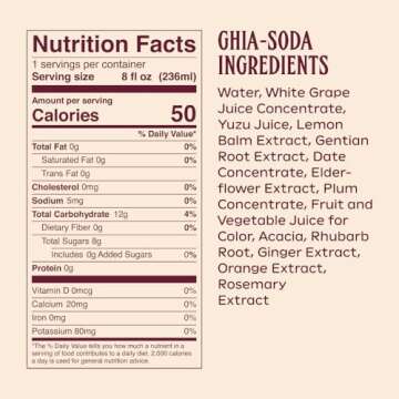 Ghia Non-Alcoholic OG Le Spritz, 8 Fl Oz (4-Pack) | Mocktail & Cocktail Mixer, Zero Proof Sparkling ...