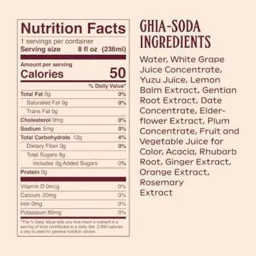 Ghia Non-Alcoholic OG Le Spritz, 8 Fl Oz (4-Pack) | Mocktail & Cocktail Mixer, Zero Proof Sparkling ...