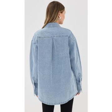 Lioness Women's Off Duty Denim Shirt | Trendy Casual Style