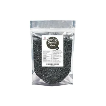 Sanding Sugar Black for Stunning Desserts 16 Oz