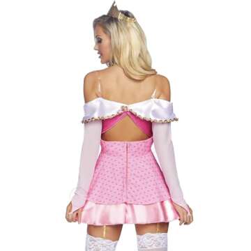 Leg Avenue Women's 3 Pc Naughty Napping Princess Costume