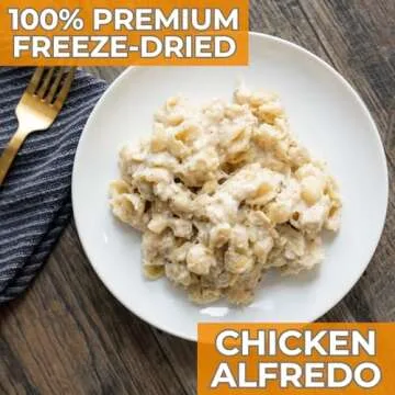 Nutristore Chicken Alfredo | Freeze Dried Emergency Survival Bulk Food Storage Meal | Perfect for Ev...