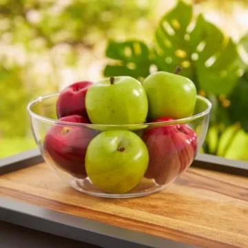 Versatile Clear Plastic Salad Serving Bowls Set of 3 | BPA-Free