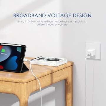 i Phone Charger, 5W USB to Lightning Cable 6Ft Quick Fast Charging Cord USB Wall Chargers Power Adap...