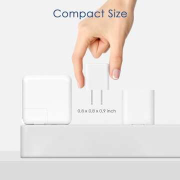 Fast Charging iPhone Charger with 6Ft Lightning Cable