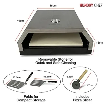 Hungry Chef Pizza Oven For Grill - Fast & Easy Pizza Making