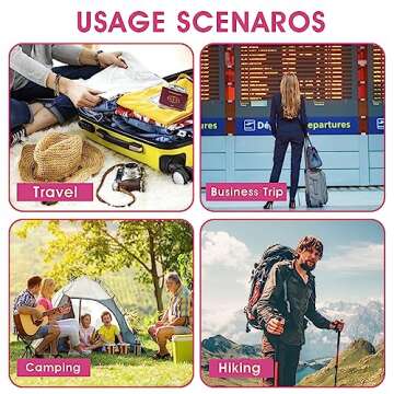 Ouligay Folding Portable Soft Toothbrushes for Travel