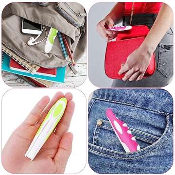 Ouligay Folding Portable Soft Toothbrushes for Travel