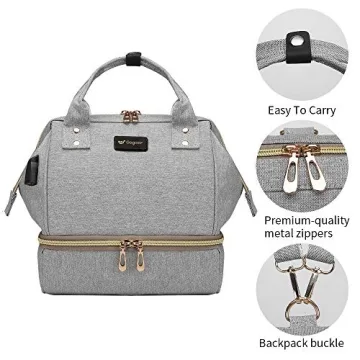 Stylish GOGOSO Breast Pump and Cooler Bag for Moms