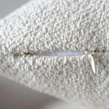 Artcest Decorative Boucle Square Throw Pillow Covers, 20x20