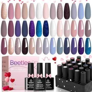 Beetles Winter Gel Nail Polish Kit 23Pcs for Gorgeous Nails