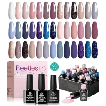 Beetles Winter Gel Nail Polish Kit 23Pcs for Gorgeous Nails