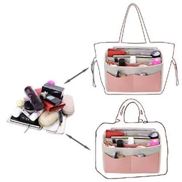 ZTUJO Purse Organizer - Stylish & Functional Handbag Insert