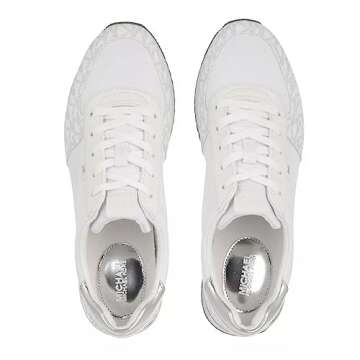 Michael Kors Monique Trainer Bright White 8 M