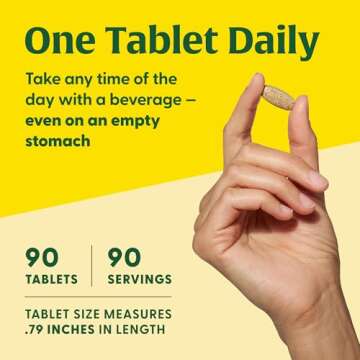 MegaFood Womens Multivitamin One Daily - Multivitamin for Women - Vitamin C, Vitamin D, Iron & B Vitamins - Bone, Energy Metabolism & Immune Support - Vegetarian, GlutenFree - 90 Tablets, 90 Servings