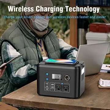 Portable Power Station 350W for Camping and Emergencies