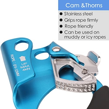 Paliston Climbing Hand Ascender for Rock and Tree Climbing