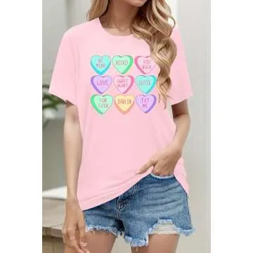 Mommy and Me Valentines Day Shirts: Love Heart Tshirt Family Matching Outfits Mom and Girls Valentin...