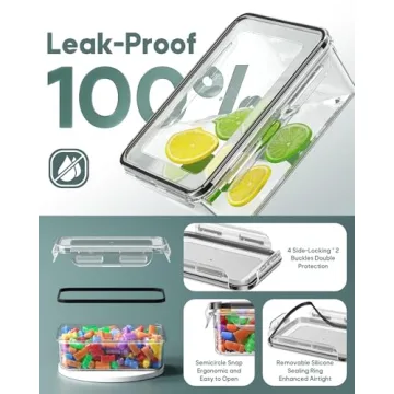 Canfanni 60 pcs Airtight Food Storage Containers Set