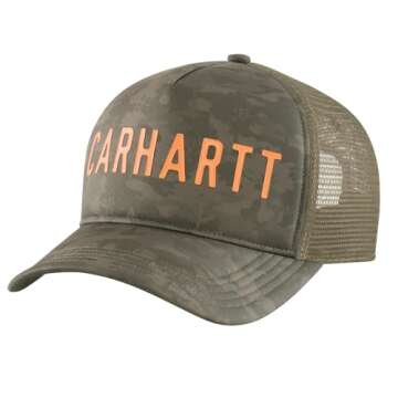 Carhartt Men's Camo Trucker Cap for Summer Style