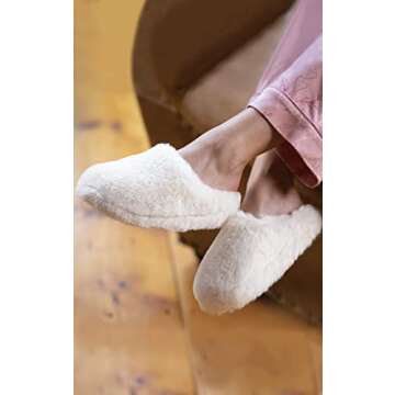 PajamaGram Women's Fluffy Slippers for Comfort and Style