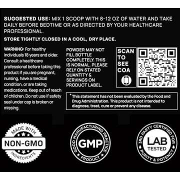 Triple Sleep Magnesium Powder for Deep Rest & Relaxation