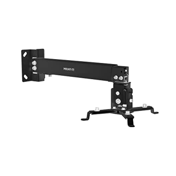 Mount-It! Universal Projector Mount: Wall or Ceiling Installation, 44lb Capacity