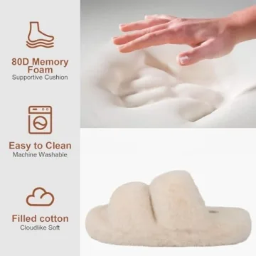 Fluffy Faux Fur Slippers for Ultimate Comfort
