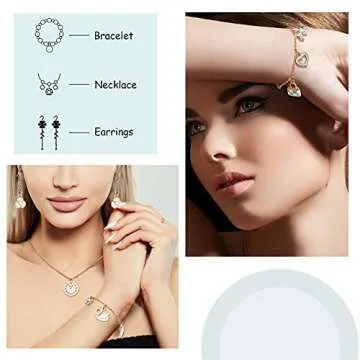 90 Colorful Makeup Charms for Jewelry DIY Enthusiasts