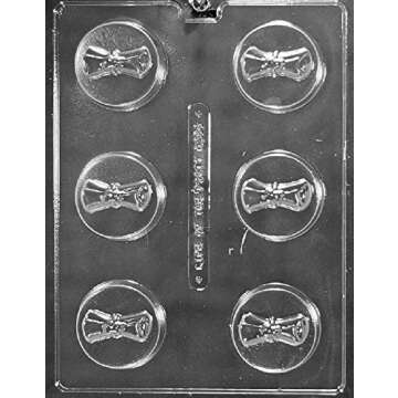 Grandmama's Goodies M230 Graduation Diploma Cookie Chocolate Candy Soap Mold with Exclusive Molding ...