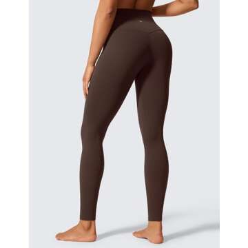 CRZ YOGA Womens Butterlift High Waisted Workout Leggings 28" - Pilates Gym Athletic Yoga Pants Butte...