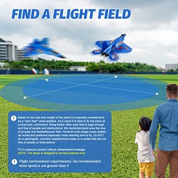 ANTSIR Remote Control F-22 Raptor - Easy to Fly RC Plane